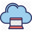 Cloud Laptop Storage Icon