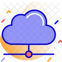 Sharing Cloud Computing Network Icon