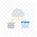 Cloud Computing Server Database Icon