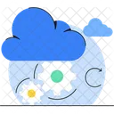 Cloud Computing Cloud Storage Cloud Hosting Icon