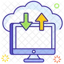 Cloud Computing Cloud Upload Cloud Download Icon