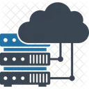 Cloud Computing Cloud Database Cloud Information Icon