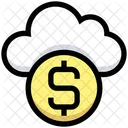 Business Financial Cloud Computing Icon