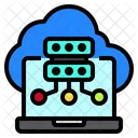Computer Hosting Cloud Icon