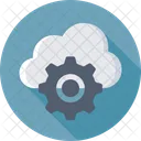 Cloud Computing Cogs Icon