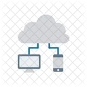 Cloud Connection Computing Icon