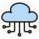 Cloud Computing Cloud Network Cloud Hosting Icon