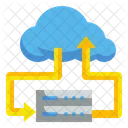 Cloud Computing Server Data Icon