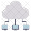 Cloud Computing Networking Connection Icon
