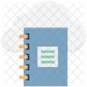 Cloud Computing Dairy Diary Icon