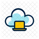 Notebook Laptop Cloud Icon