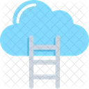 Cloud Ladder Computing Icon