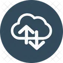 Cloud Arrow Cloud Arrows Cloud Computing Icon