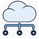 Cloud Computing Cloud Hosting Server Icon
