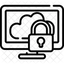 클라우드 컴퓨팅 보안 인터넷 아이콘