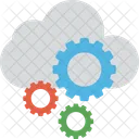 Cloud Gear Computing Icon
