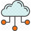 Cloud Computing Cloud Storage Database Icon