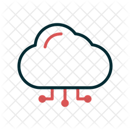 Cloud Computing Icon - Download in Line Style