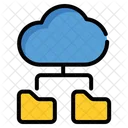 Cloud Computing Database Data Icon