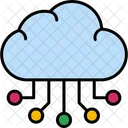 Cloud Computing Data Network Icon