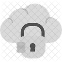 Cloud Computing Lock Protect Icon