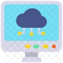 Cloud Computing Computer Cloud Server Icon