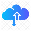 Cloud Computing Storage Direct Download Icon