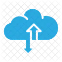 Cloud Computing Storage Direct Download Icon