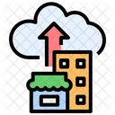 Cloud Computing Storage Database Icon