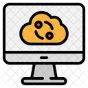 Data Cloud Computing Icon