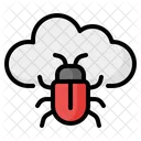 Cloud Computing Bug  Icon