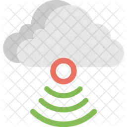 Cloud Computing Concept  Icon