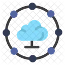 Cloud Computing Connection  Icon