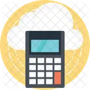 Cloud Calculator Calculating Icon