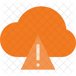Cloud computing error  Icon