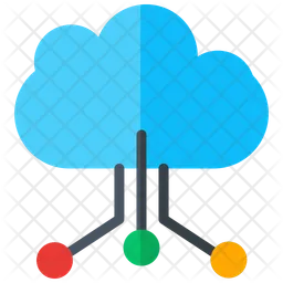 Cloud Computing Flat Icon  Icon