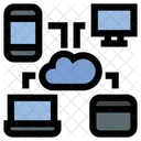 Cloud computing icon  Icon