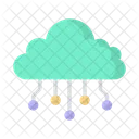 Cloud Computing Cloud Network Cloud Hosting Icon