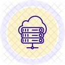 Cloud Computing Line Icon Icon