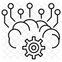 Cloud Setting Cloud Gear Icon