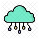 Cloud Computing Hebergement Cloud Stockage Cloud Icône
