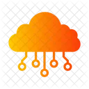 Cloud Computing Hebergement Cloud Stockage Cloud Icône