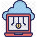 Cloud Computing Cloud Monetization Cloud Money Icon