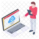 Cloud Computing  Icon