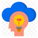 Idea Lightblub Man Icon