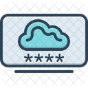 Cloud Computing Login Accessibility Secure Icon