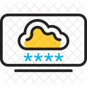 Cloud Computing Login  Icon