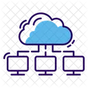Cloud Computing Network Cloud Communication Network Cloud Technology Icon