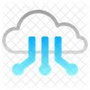 Cloud computing network  Icon