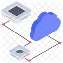 Cloud Computing Networking  Icon